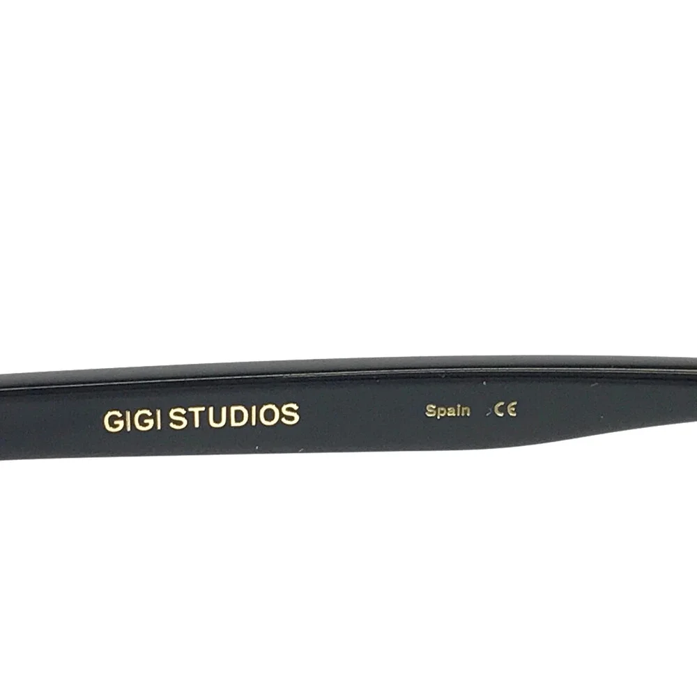 Gigi Studios Eyeglasses Frames COLETTE 6870/1 Black Round Full Rim 47-17-135